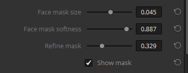 打开“show mask”（显示遮罩），并把做好面部优化的图像输入到另一个节点中（还需打开该节点抠像页面的遮  ...